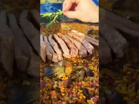 Grilled Pulled Pork Paella