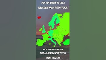 Day 4 of trying to get a subscriber from every country! #mapping #commenting #interaction