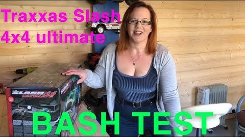 Traxxas SLASH 4x4 ultimate unboxing & bash test