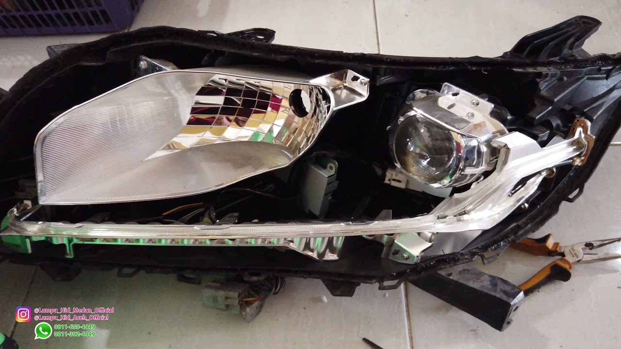 2020 4 30 Tutorial Cara Pemasangan Projector Dan DRL Ke Mobil Pajero Sport Dakar