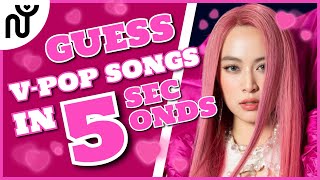 [NGUYÊN WORLD] V-POP GAME: GUESS THE V-POP SONG IN 5 SECONDS| Đoán bài hát V-POP trong 5 giây #1 screenshot 4