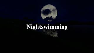 R.E.M. Nightswimming Lyrics Resimi