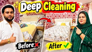 Pure Ghar ki  Deep Cleaning 🧹 | Before & After Room Makeover | Full Room Ki Safai 