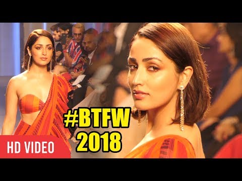 Yami Gautam Ramp Walk at Bombay Times Fashion Week 2018
