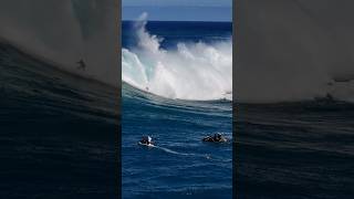 Big wave caught from the channel at Peahi aka Jaws… ?? #dronevideo #surfvideo #djiair3