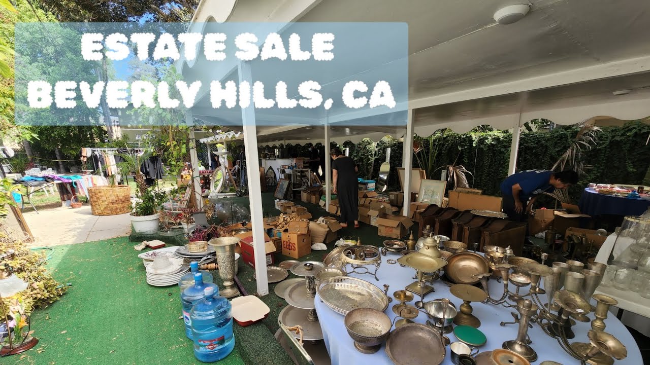 Estate Sale Treasures + Finds || Beverly Hills, California 🪞🪧