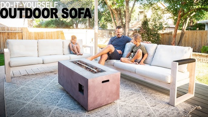 Diy Modern Outdoor Sofa How To Build