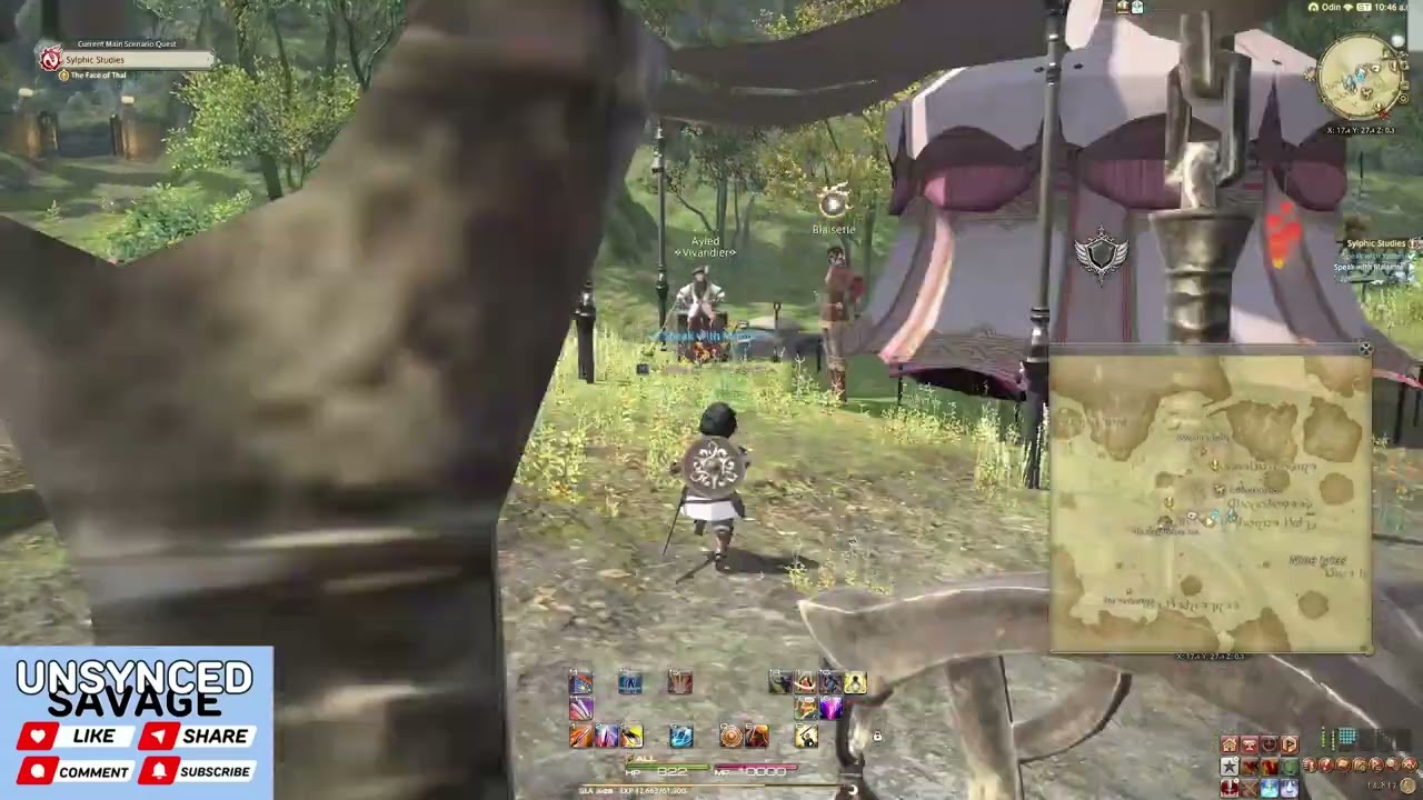 Sylphic Studies | Level 20 MSQ | FFXIV No Commentary Silent Playthrough