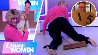 Ruth Ends Up On The Floor After A Strictly Dance Demo With Anton du Beke & A Broom | Loose Women