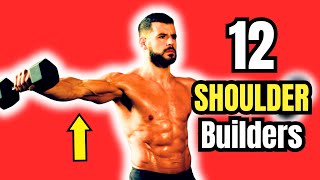 12 Boulder Shoulder Exercises using Bodyweight & Dumbbells
