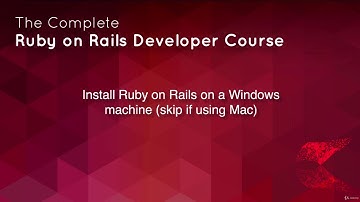 6 Windows Setup Local Development ENV | Ruby on Rails Full Course |  #ruby #rails #coding #web
