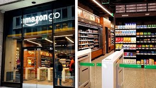 AMAZON GO Shopping [No Cashiers] in San Francisco