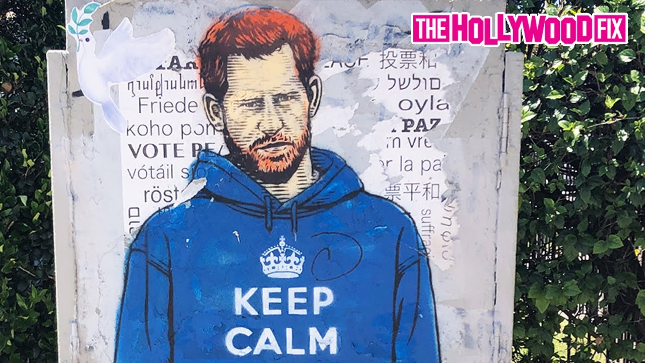 Prince Harry Graffiti Reminds Everyone To Keep Calm & Wash Their Hands