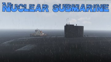 Nuclear Submarine Monument | Custom Rust Monument | RobJ