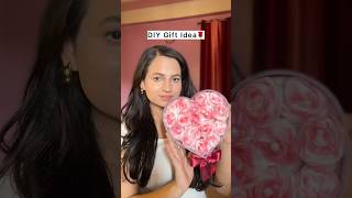 DIY Gift Idea l Tissue Paper Rose💝 #shorts #handmade #viralshort #viralvideo #diy #craft #rose #art
