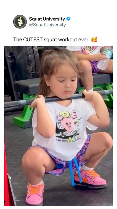 Her Squat Was SO CUTE! 🥰
