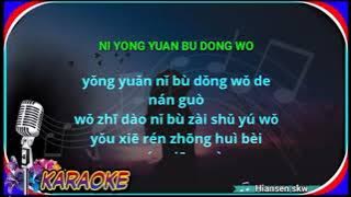 Ni yong yuan bu dong wo - female - Karaoke no vokal (cover to lyrics pinyin)