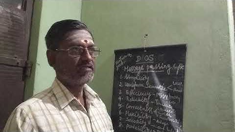 Dos... good message passing system