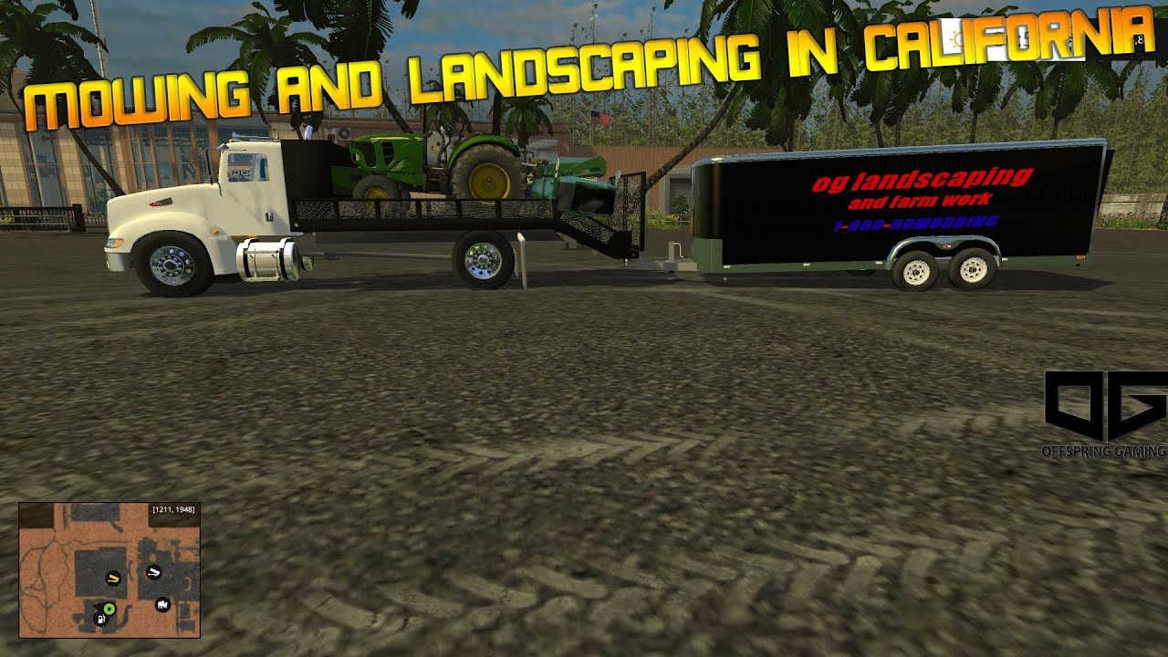 Farming Simulator 2015 - Mowing In California EP03 - YouTube