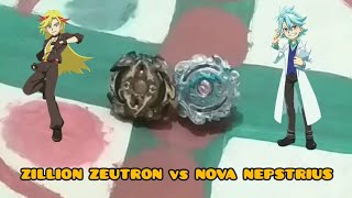 Zillion Zeutron Vs Nova Nepstrius Beyblade Burst Season 1 Bladespidey