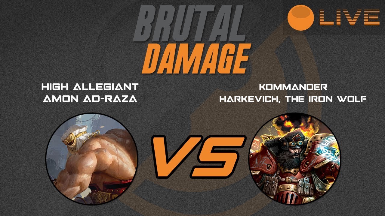 Brutal Damage Weekly Warmahordes - Amon1 vs Harkevich1