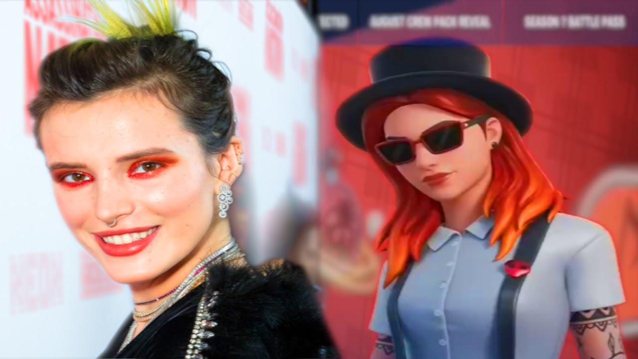 BELLA THORNE WAS IN FORTNITE YouTube