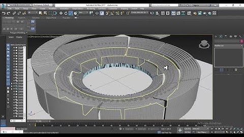 3DsMax Tutorials, Learn 3D Modeling & Texturing a Stadium from Scratch in 3dsmax (Part 3)