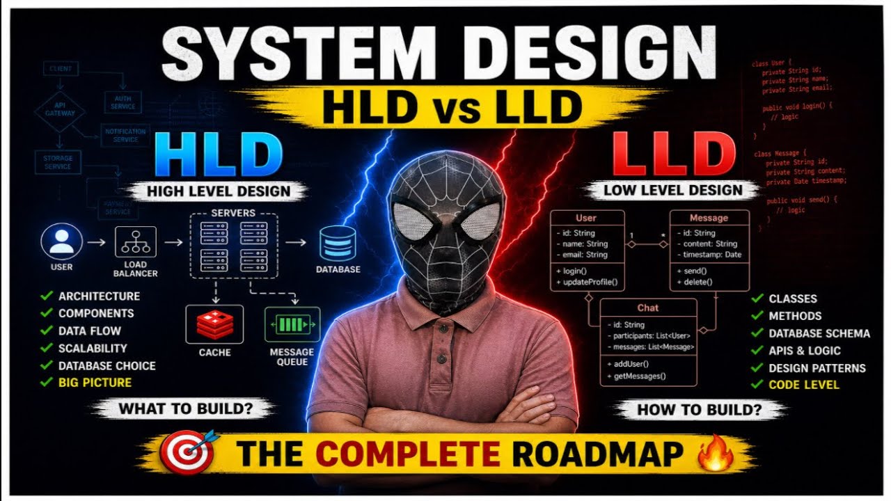 Lld Vs Rld HLD vs LLD in System Design – The Difference Nobody Explains - YouTube