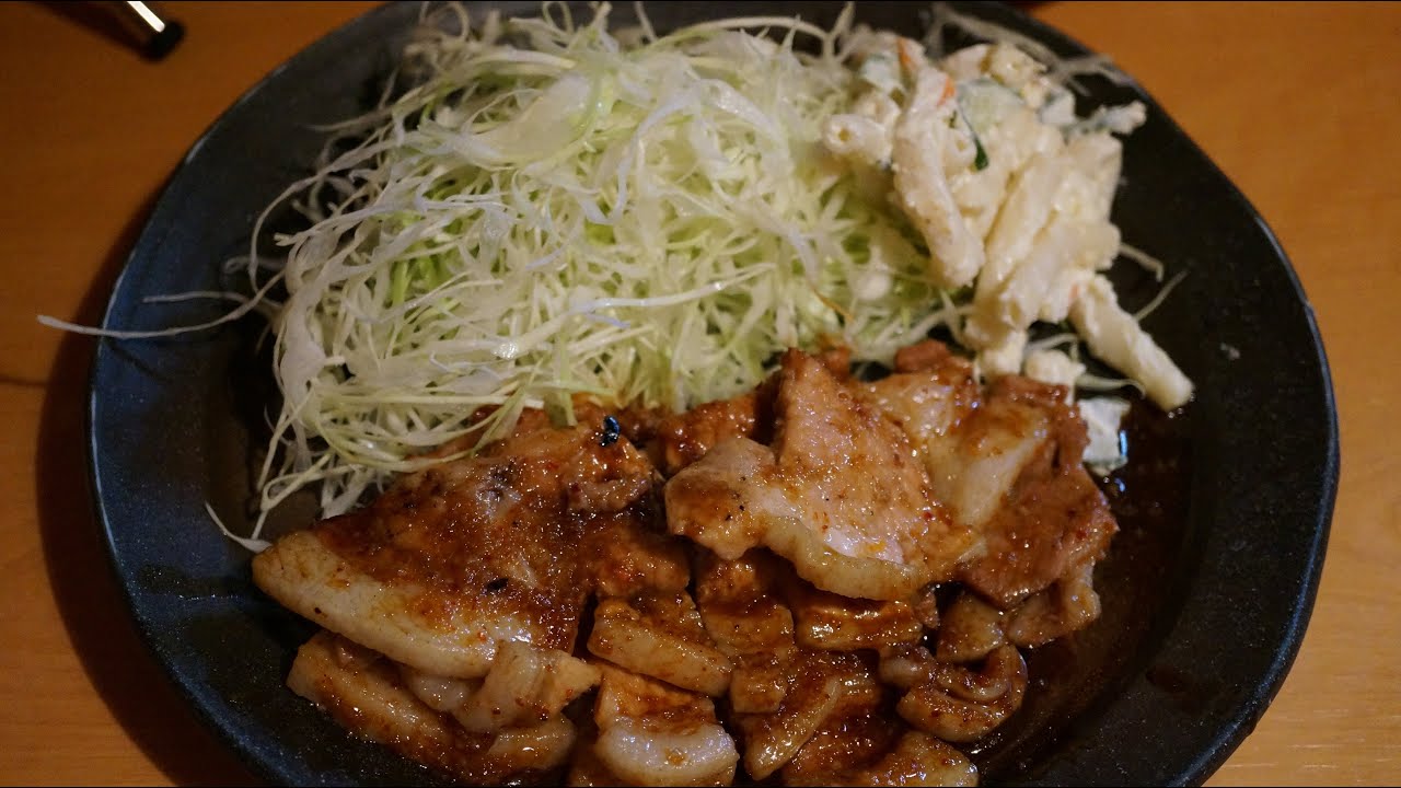 孤独のグルメロケ地巡礼 中野区鷺ノ宮とんかつ みやこや のロースにんにく焼 Youtube