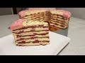 Торт Сметанник « Полосатик»    - Awesome Ukrainian cake