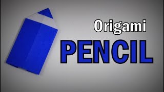 Origami - How to make a PENCIL