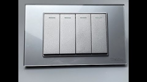 Công Tắc Điện Âm tường Mặt Kính Cường Lực TENKO I Tenko.com.vn