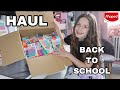 Back to school  haul maped