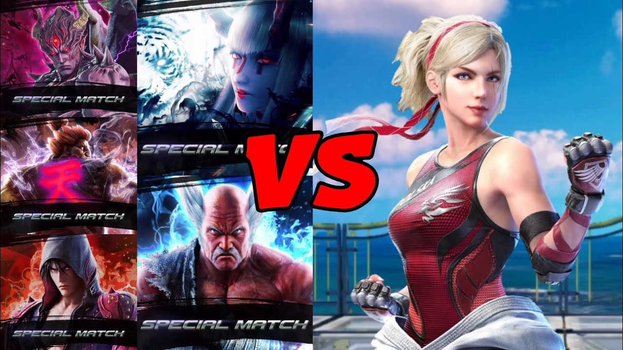 Tekken 7 | Lidia Sobieska Vs All Bosses (all special matches)