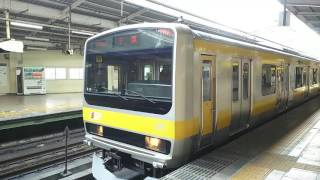 中央・総武線B36編成E231‐0番代🚃Alphanote×jaguarラッピング車両🚃各駅停車千葉行き🚃💨
