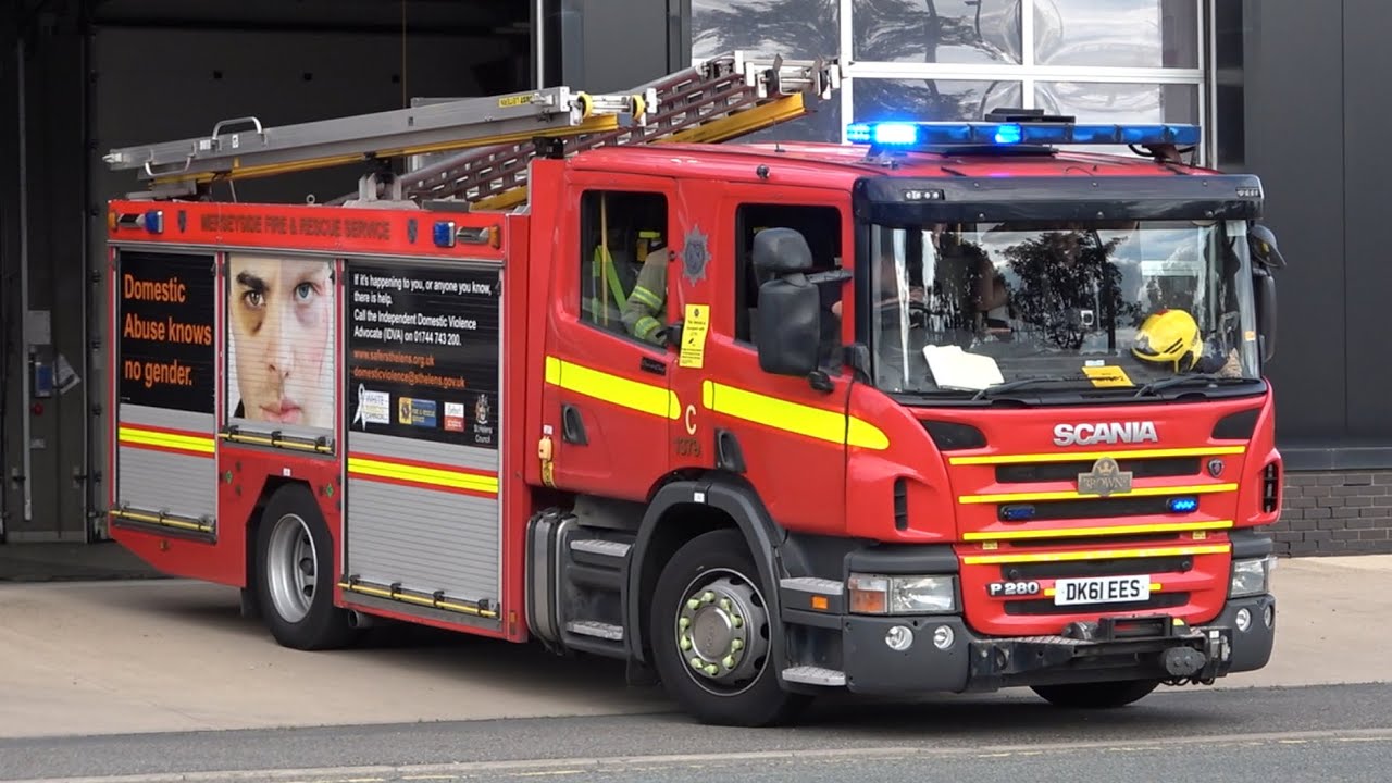[TANNOY] Kirkdale Scania Rescue Pump Turnout | Merseyside Fire & Rescue Service