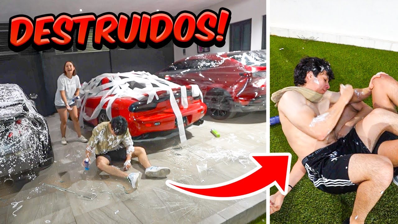 DESTRUYERON TODOS LOS CARROS DE MI COCHERA EN LA NOCHE!! - Yair17