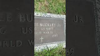 John L Buckley Jr US Navy World War II Veteran Grave #navy #veteran #military #rip #grave #shorts