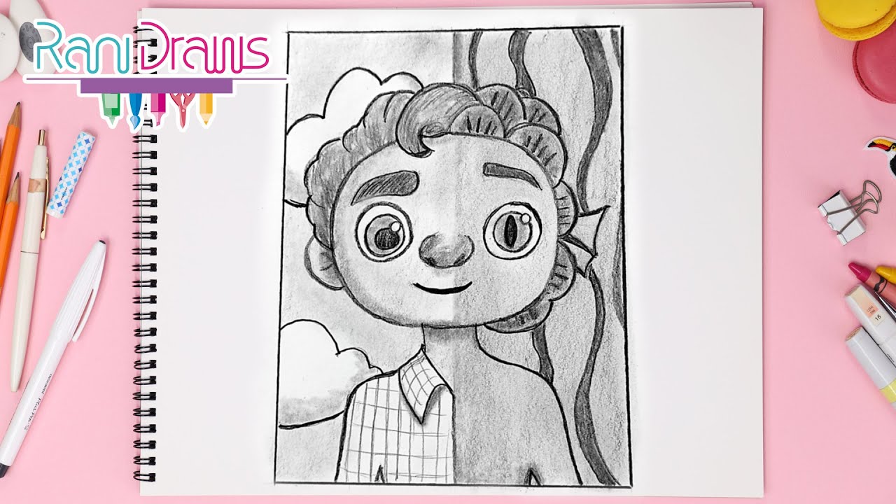 Cómo dibujar A LUCA con LÁPIZ - dibujos fáciles Paso a paso - thptnganamst.edu.vn