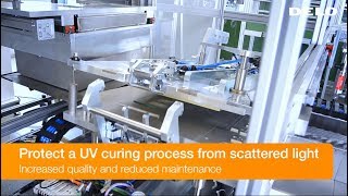 Protect UV Curing Process from Scattered Light