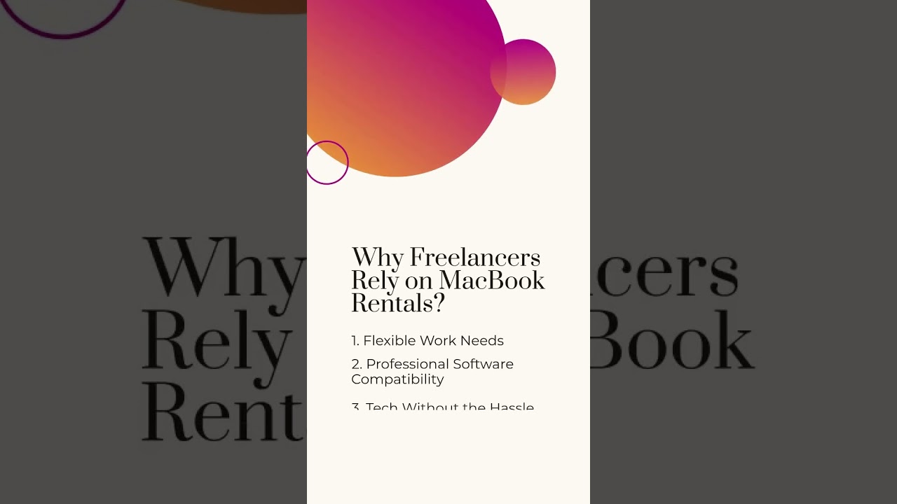 Why Students and Freelancers are Opting for MacBook Rentals?