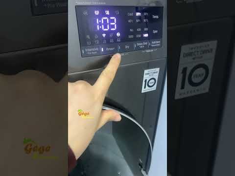 الشطف والعصر فقط في غسالة Lg