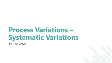Process Variations - Systematic Variations