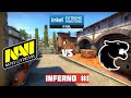 ГРУППА B. NAVI vs FURIA. MAP-1 INFERNO. IEM GLOBAL CHALLENGE 2020