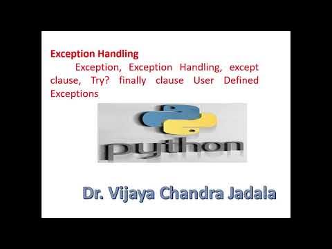 Python Exception Handling - YouTube