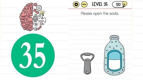 Brain test level 35 answer solve tricky puzzles