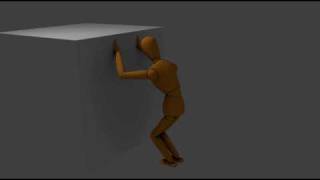 B3DP: Character Animation, Push Test