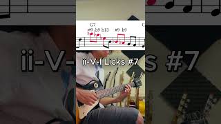 ii V I #7 | Lee Morgan Inspired Jazz Guitar #jazzlicks #guitarshorts #improvisation #bebop