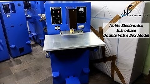 Embossing machine / double valve machine / high frequency welding machine