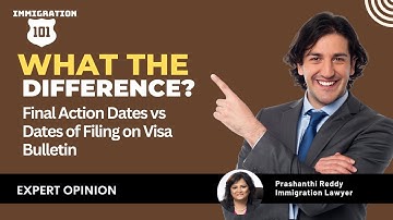 Dates of filing vs Final action date in Visa Bulletin